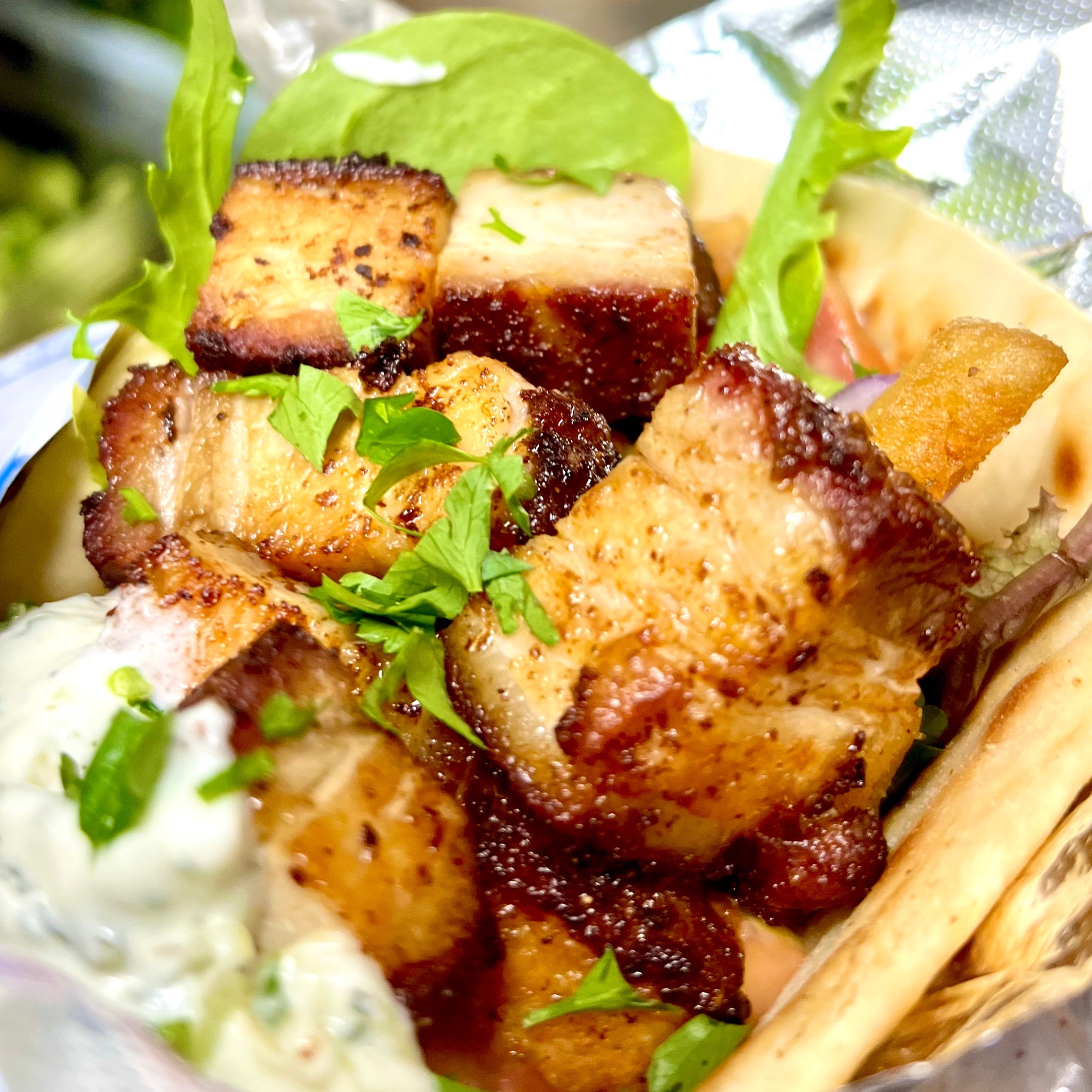 Pork Belly Gyro